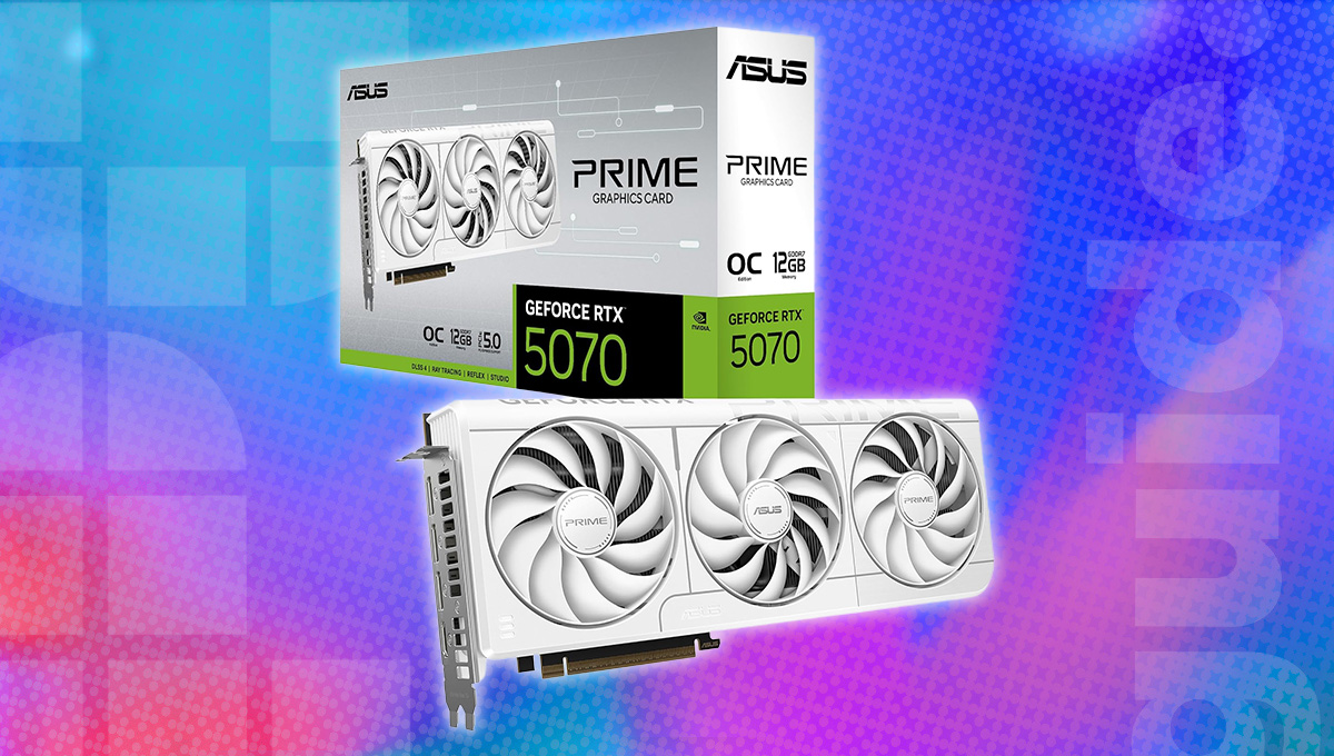 White ASUS RTX 5070 deal remains eye-catching as Cyber Monday draws to a close
