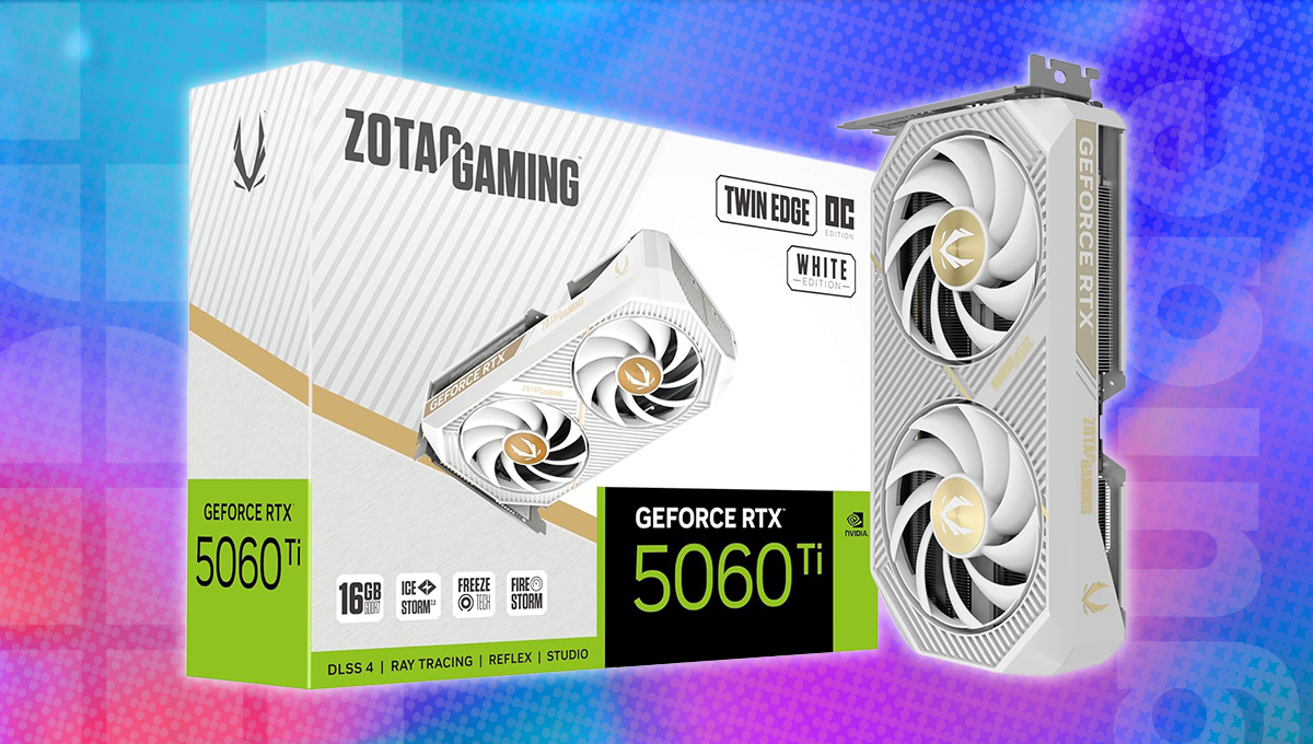 ZOTAC RTX 5060 Ti 16GB OC white edition is still at its lowest