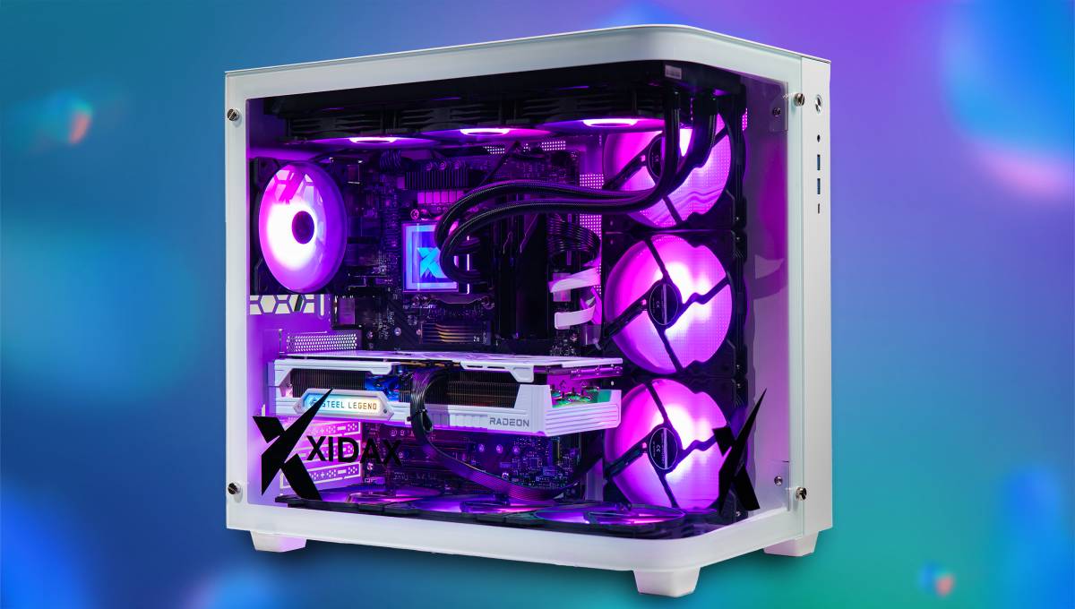 Seriously stylish Xidax RX 9070 XT, 14900KF gaming PC gets $400 price cut at Newegg