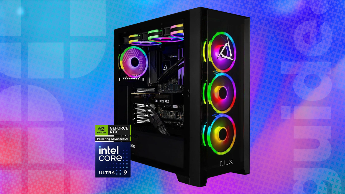 Knockout Computer Case Knockout CLX RTX 5080 gaming PC deal with 285K and insane 64GB DDR5 RAM ...
