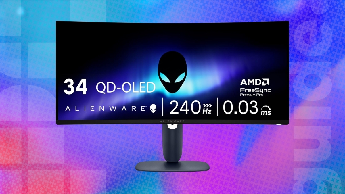 Popular Alienware OLED curved gaming monitor is currently $100 off on Amazon