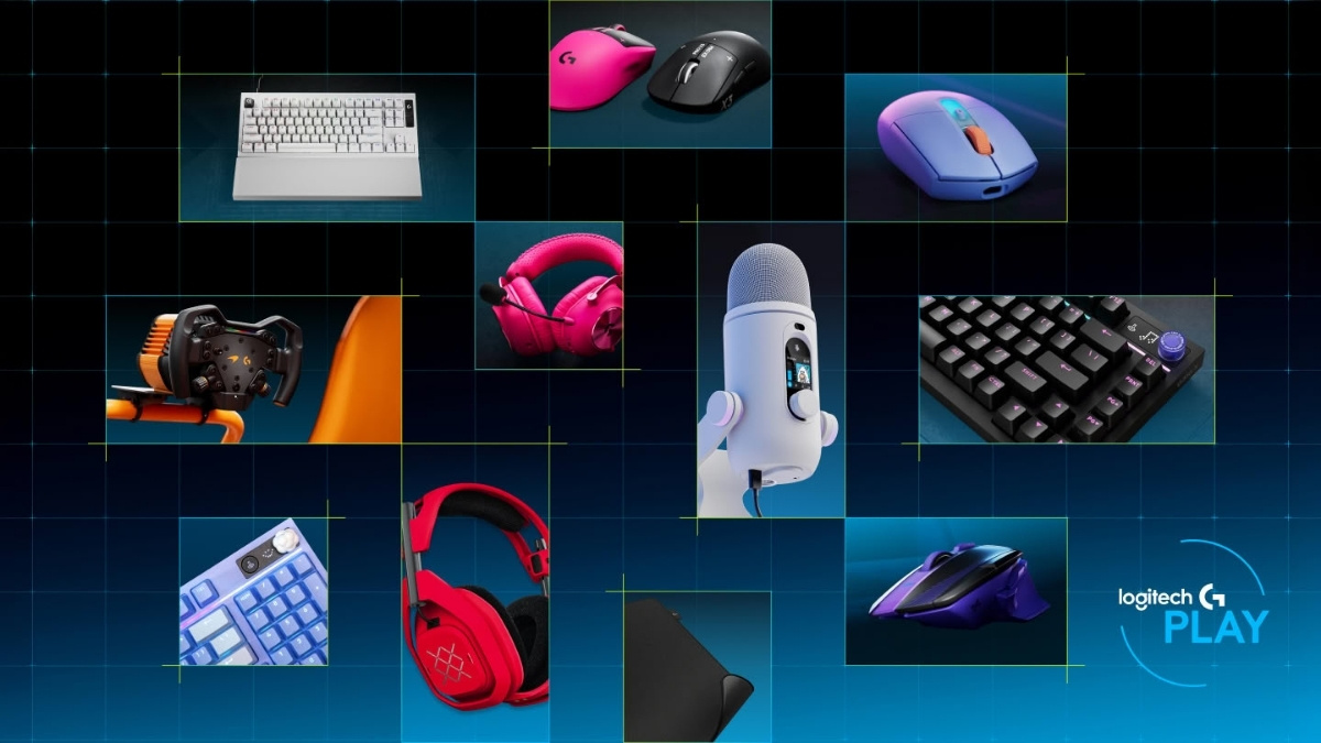Logitech launches new gaming hardware at G Play 2026, including mice, keyboards, headsets, and sim racing gear