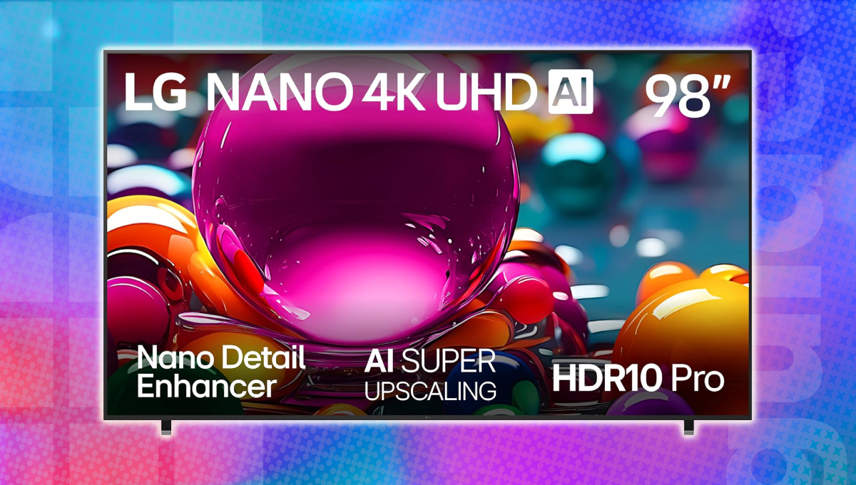 Super-size LG 98″ Nano AI 4K TV offers next-level immersion for less than $1,500