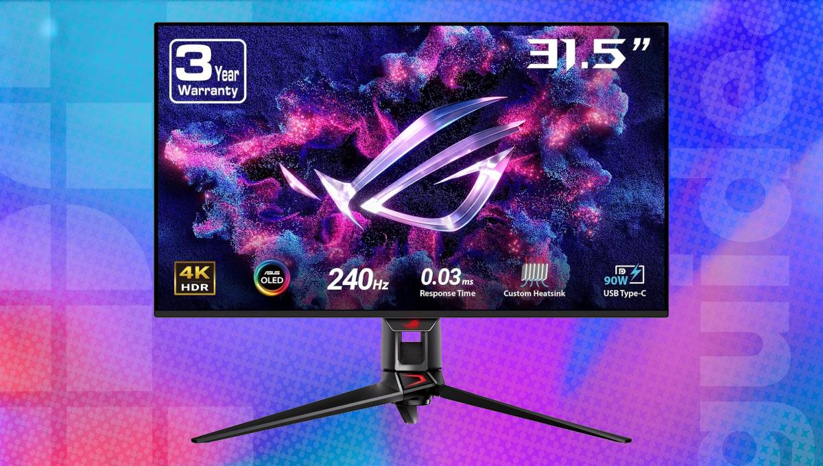Premium ASUS ROG 32″ 4K OLED gaming monitor spotted back at its record-low price on Amazon