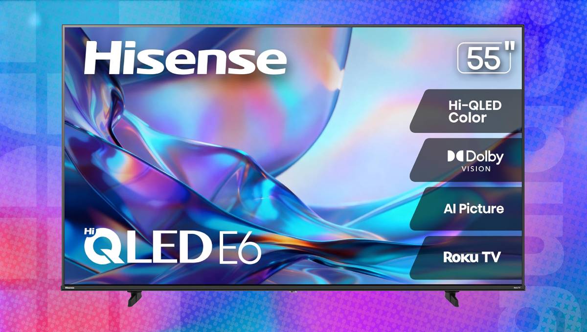This 2026 Hisense 55″ QLED TV is down to its lowest price ever on Amazon — a great pick for under $300