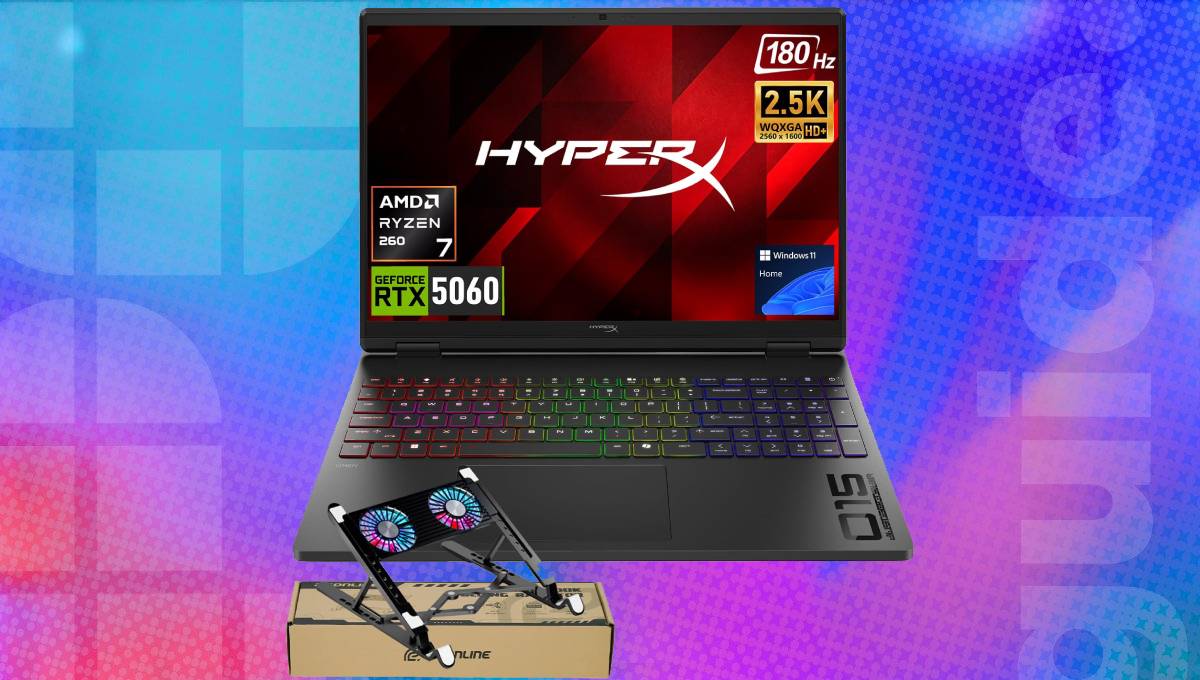Impressive HP RTX 5060 gaming laptop with fast QHD+ screen and 32GB of DDR5 spotted at its 30-day low price on Amazon