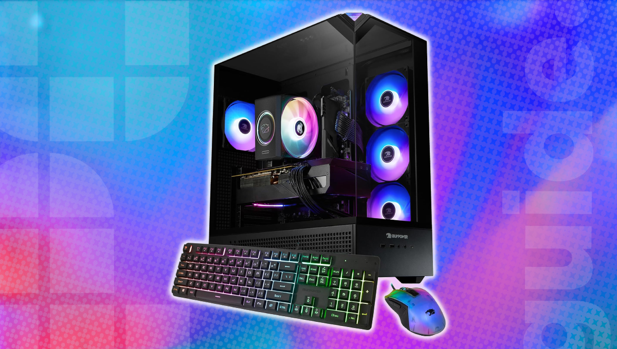 Modem Computer Peripheral RTX 5070, Core Ultra 5 250KF Plus gaming PC comes with peripherals for ...