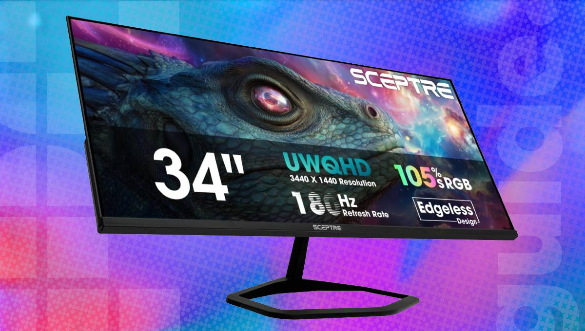 Limited-time deal sinks 34″ gaming monitor to its lowest price yet on Amazon — a smart, cost-effective pick for under $200