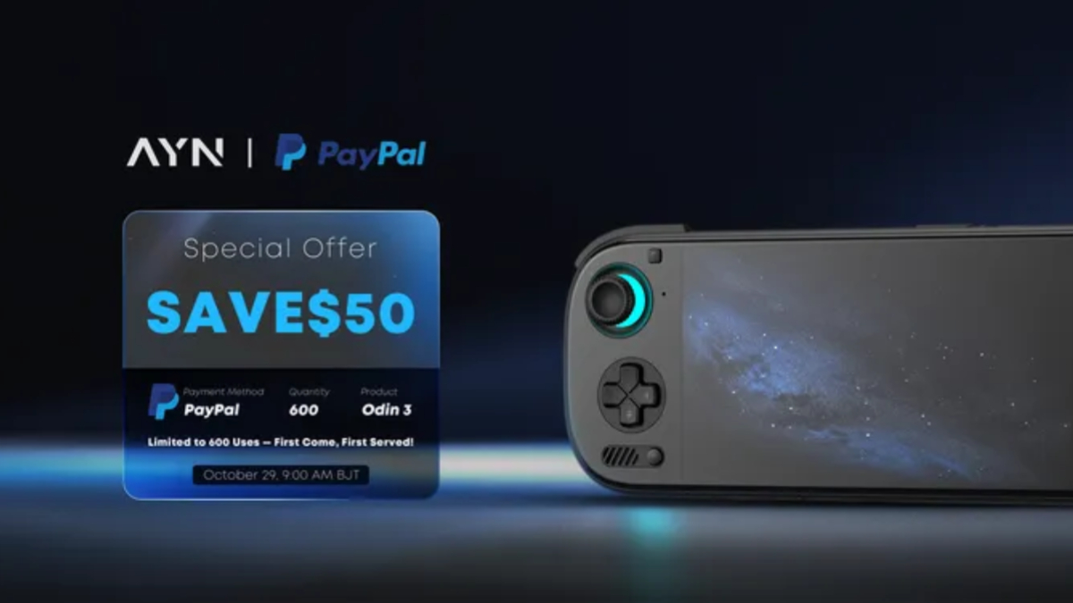 AYN Odin 3 gets a special $50 discount, limited to 600 customers, following launch of new 7-inch Portal