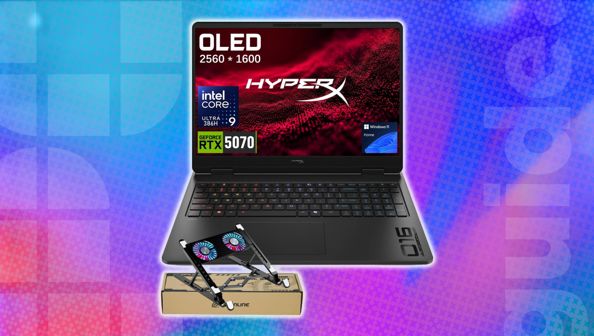 HP HyperX Omen gaming laptop with the RTX 5070 and 165Hz OLED display is worth a look for 27% less