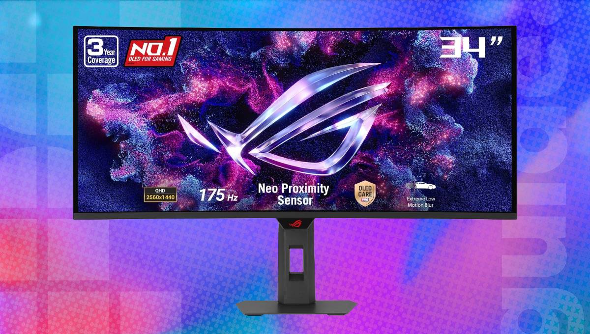 Top-tier ASUS ROG 34″ OLED gaming monitor spotted its lowest price again on Amazon