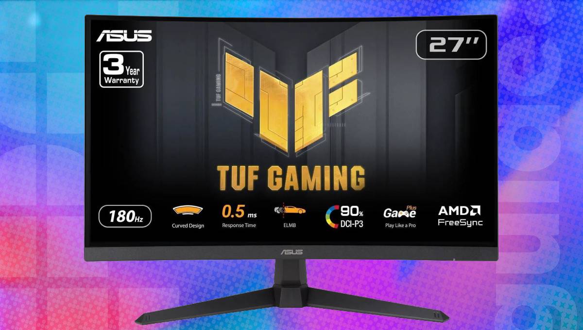 This ASUS TUF QHD curved gaming monitor has hit its lowest price in 30 days at Newegg — a quality, budget-friendly pick