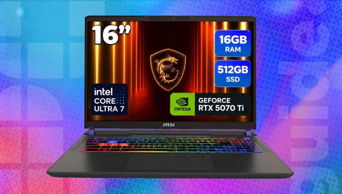 Best-selling MSI RTX 5070 Ti, Intel 7 255HX gaming laptop spotted at under $1,650 with Newegg deal